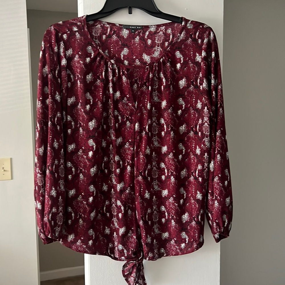 Burgundy long sleeve